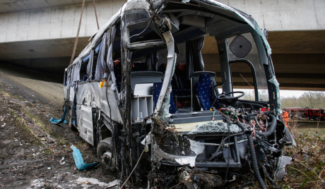 Không có nạn nhân trẻ em chết vì tai nạn xe buýt ở Bỉ