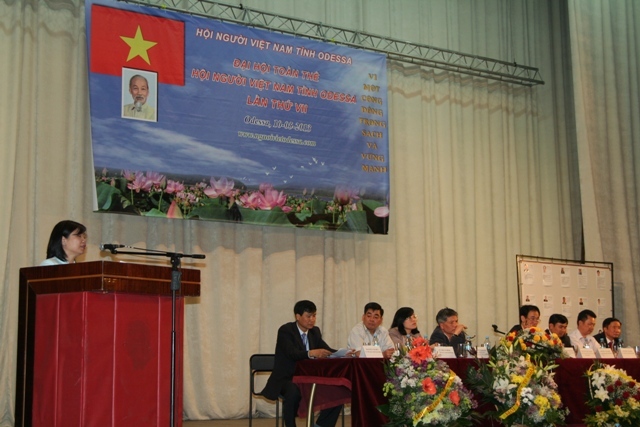 Toàn văn bài phát biểu của Bà Đại sứ Hồ Đắc Minh Nguyệt tại Đại hội toàn thể Hội người Việt Nam tỉnh Odessa lần VII