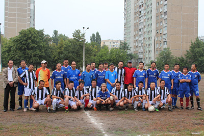 Giao hữu bóng đá U40 giữa hai thanh phố Kiev-Odessa. Ấm nồng tình cộng đồng