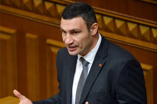 Vitali Klitschko tranh cử tổng thống