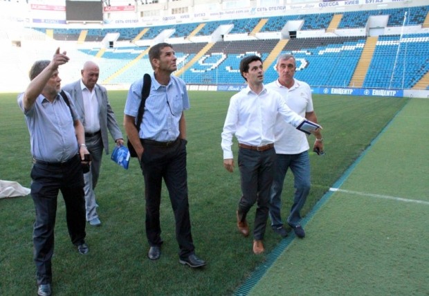 Đoàn thanh tra của UEFA đến thăm Odessa