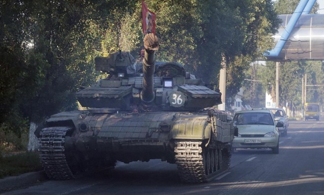 "Biên phòng Ukraine đụng độ với đoàn xe quân sự từ Nga"