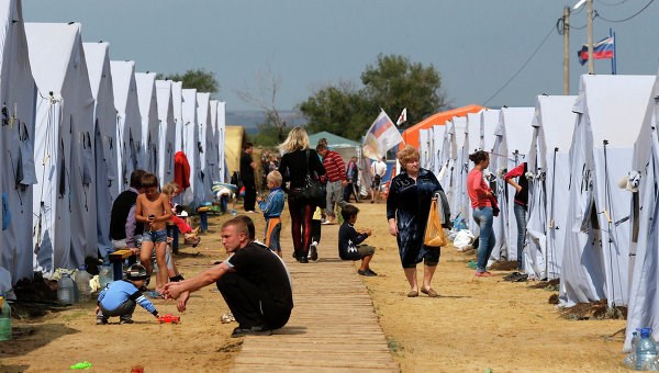 57.000 người Ukraine đang sống tại các trại tị nạn Nga