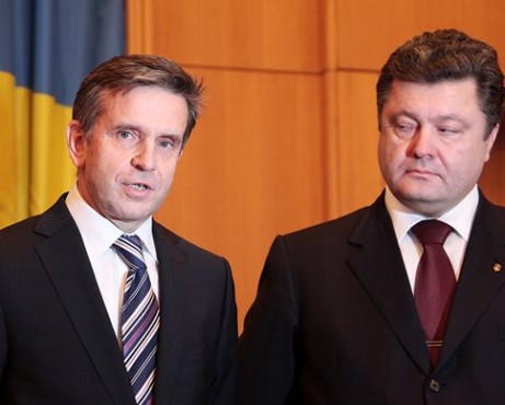 Tại văn phòng phủ tổng thống Porosenko, các đại diện Nga và Ukraine đàm phán về Dobass