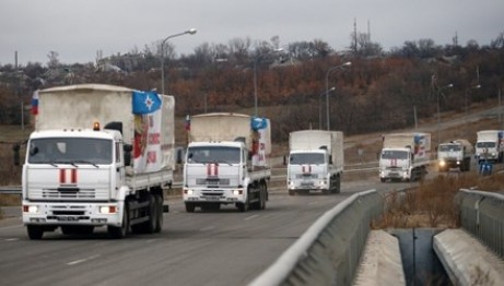 Đoàn xe viện trợ thứ mười của Nga tới miền Đông Ukraine