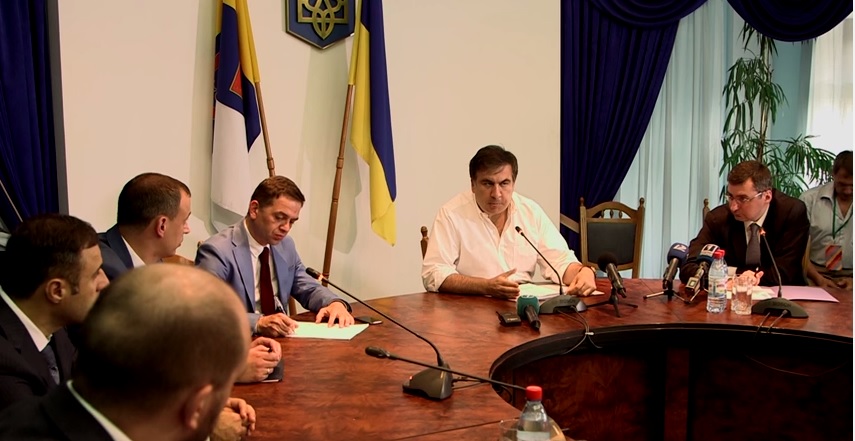 Tỉnh trưởng Odessa Saakasvili tuyên chiến với viện kiểm sát Odessa về tình trạng vô luật pháp