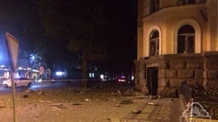 Tòa nhà của cơ quan an ninh tại Odessa bị đánh bom