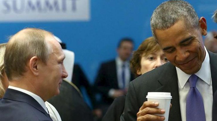 Tổng thống Nga Putin và Tổng thống Mỹ Obama có cuộc gặp gỡ “đứng” tại Paris