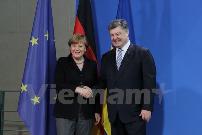Thủ tướng Đức hối thúc thực thi Thỏa thuận Minsk về Ukraine
