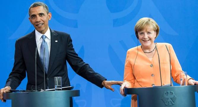 Obama tới Ganover, thực hiện lời hứa hàm ơn đối với Thủ tướng Đức Merkel