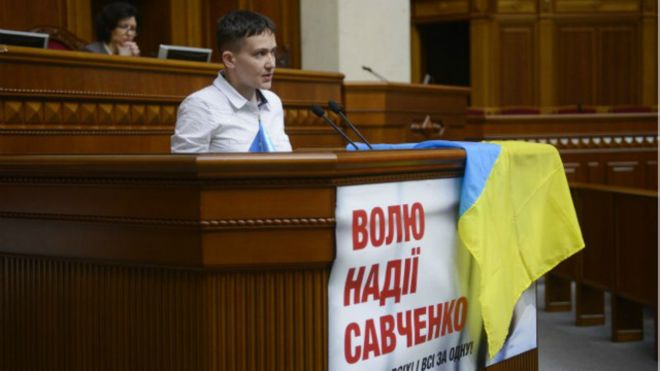 Đại biểu quốc hội Ukraine Savchenko : Khái niệm chủ nghĩa khủng bố cần " phải được miêu tả và phân chia"