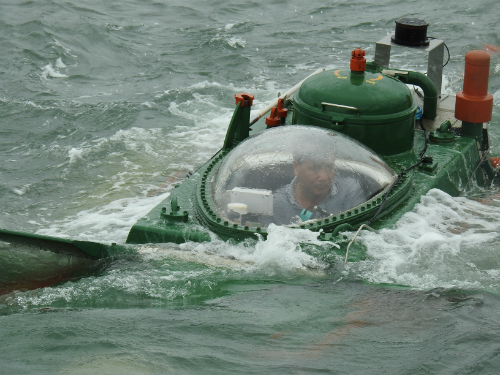 Nhà sáng chế tàu ngầm: 'Hoàng Sa chạy thử thành công trên biển'