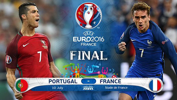 Chung kết Bồ Đào Nha vs Pháp: Ronaldo "hít khói" Griezmann