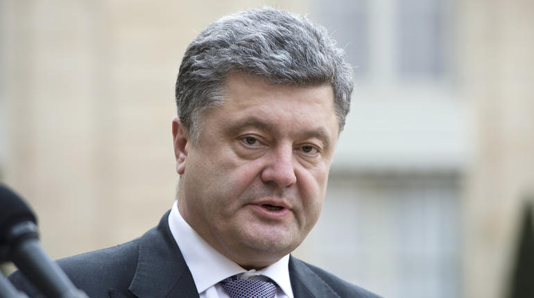 Tổng thống Ukraine Petr Porosenko phát biểu kêu gọi toàn dân Ukraine
