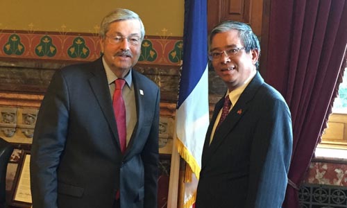 Đại sứ Việt Nam tìm cơ hội hợp tác với các bang Mỹ