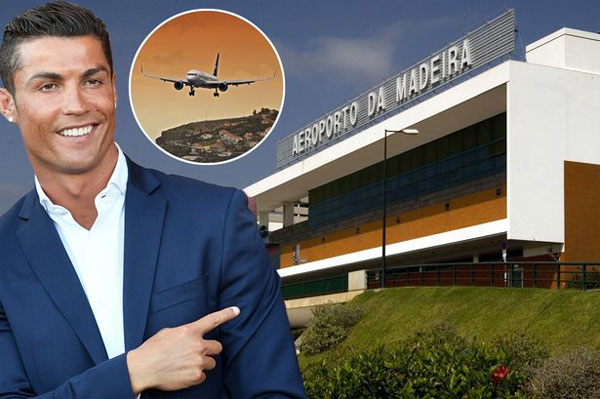 Cristiano Ronaldo sắp có sân bay mang tên mình