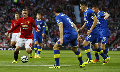 Man Utd hòa Everton trong trận cầu tôn vinh Rooney