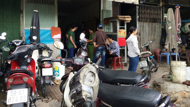 Nổ thùng hóa chất ở chợ Kim Biên, 5 người bị thương