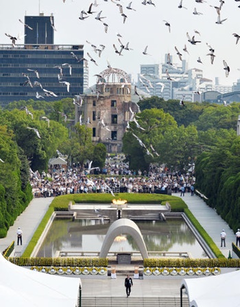 50.000 người dự lễ tưởng niệm 71 năm thảm họa Hiroshima