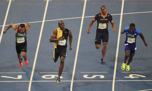 Bolt lần thứ ba giành HC vàng Olympic chạy 100m