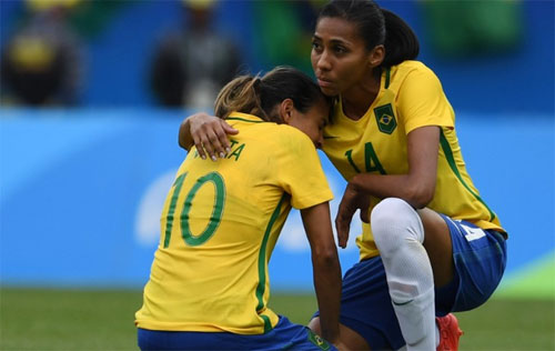 Chủ nhà Brazil vỡ mộng huy chương vàng bóng đá nữ Olympic