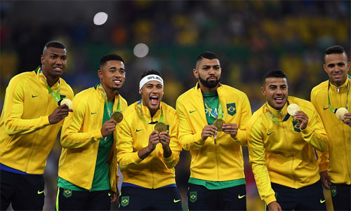 Brazil biến giấc mơ vô địch bóng đá Olympic thành hiện thực