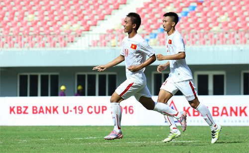 U19 Việt Nam đánh bại U19 Thái Lan trên đất Myanmar