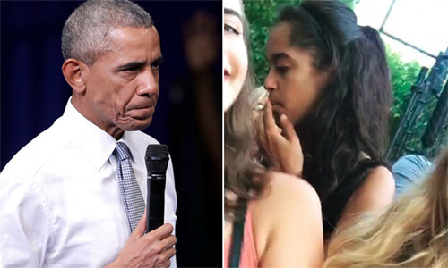 Tổng thống Obama tức giận khi con gái hút cần sa