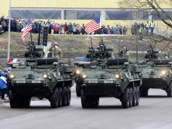 Mỹ bố trí bổ sung tại Đông Âu 4200 binh sĩ