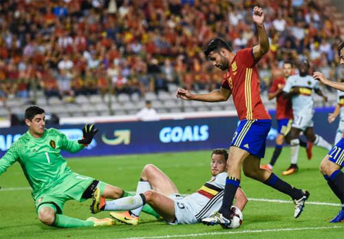 Tây Ban Nha quật ngã Bỉ trong trận ra mắt của tân HLV Lopetegui
