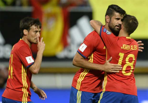 Tây Ban Nha mở màn vòng loại World Cup bằng chiến thắng 8-0