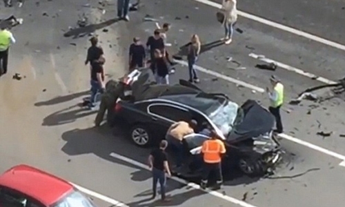 Xe của Tổng thống Putin bị đâm, tài xế thiệt mạng