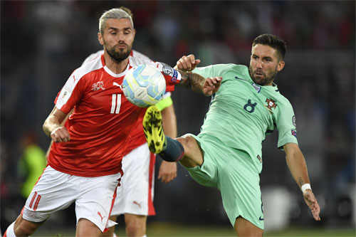 Bồ Đào Nha thua Thụy Sĩ trong trận mở màn vòng loại World Cup