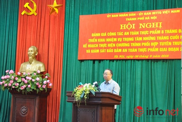 Phó Chủ tịch Hà Nội: Không thể ngồi đút chân gầm bàn để chỉ đạo về ATTP