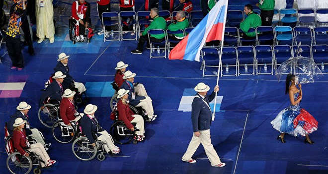 Đeo cờ Nga ở Paralympic, Belarus