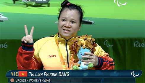 Việt Nam có thêm HC đồng cử tạ tại Paralympic 2016
