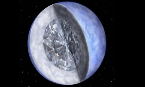 Khối kim cương khổng lồ cách Trái Đất 50 năm ánh sáng
