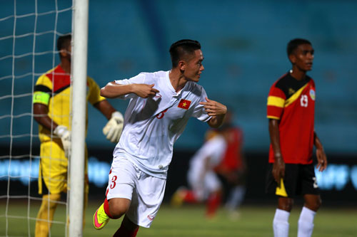 Đè bẹp Đông Timor, Việt Nam vươn lên đầu bảng giải U19 Đông Nam Á