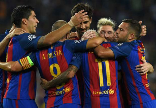 Messi lập hat-trick, Barca mở màn Champions League bằng chiến thắng 7-0