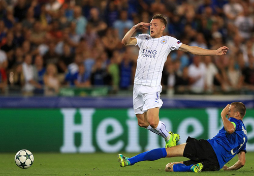 Leicester thắng đậm trận đầu tiên tại Champions League