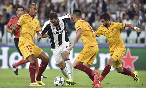 Juventus bị Sevilla cầm hòa trong trận ra quân Champions League