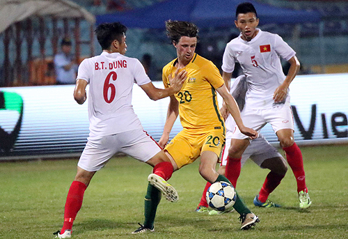 Việt Nam thua đậm Australia tại bán kết giải U19 Đông Nam Á