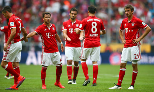 Bayern lần đầu mất điểm ở Bundesliga
