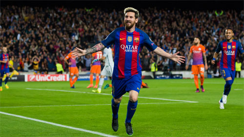 Messi lập hat-trick, Barca đại thắng Man City