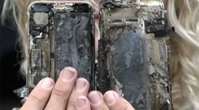 Đến lượt iPhone 7 phát nổ làm hỏng ô tô