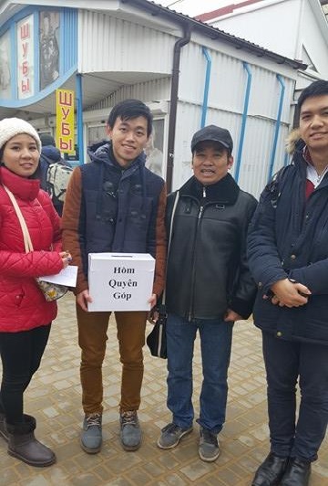 Người Việt Odessa chung tay hướng về miền Trung