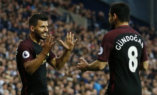 Aguero lập cú đúp, Man City cắt chuỗi sáu trận không thắng