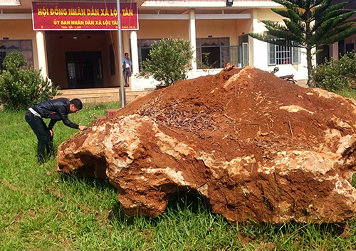 Tảng đá lạ 20 tấn ở Lâm Đồng là loại bán quý