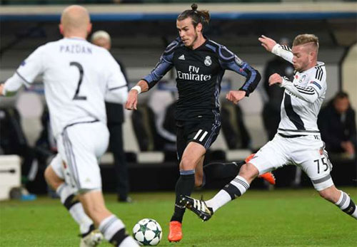 Real chia điểm cho Legia sau khi dẫn trước hai bàn