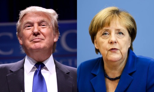 Trump - Merkel điện đàm về quan hệ song phương